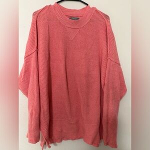 Natural Reflections Coral Knit Sweater
